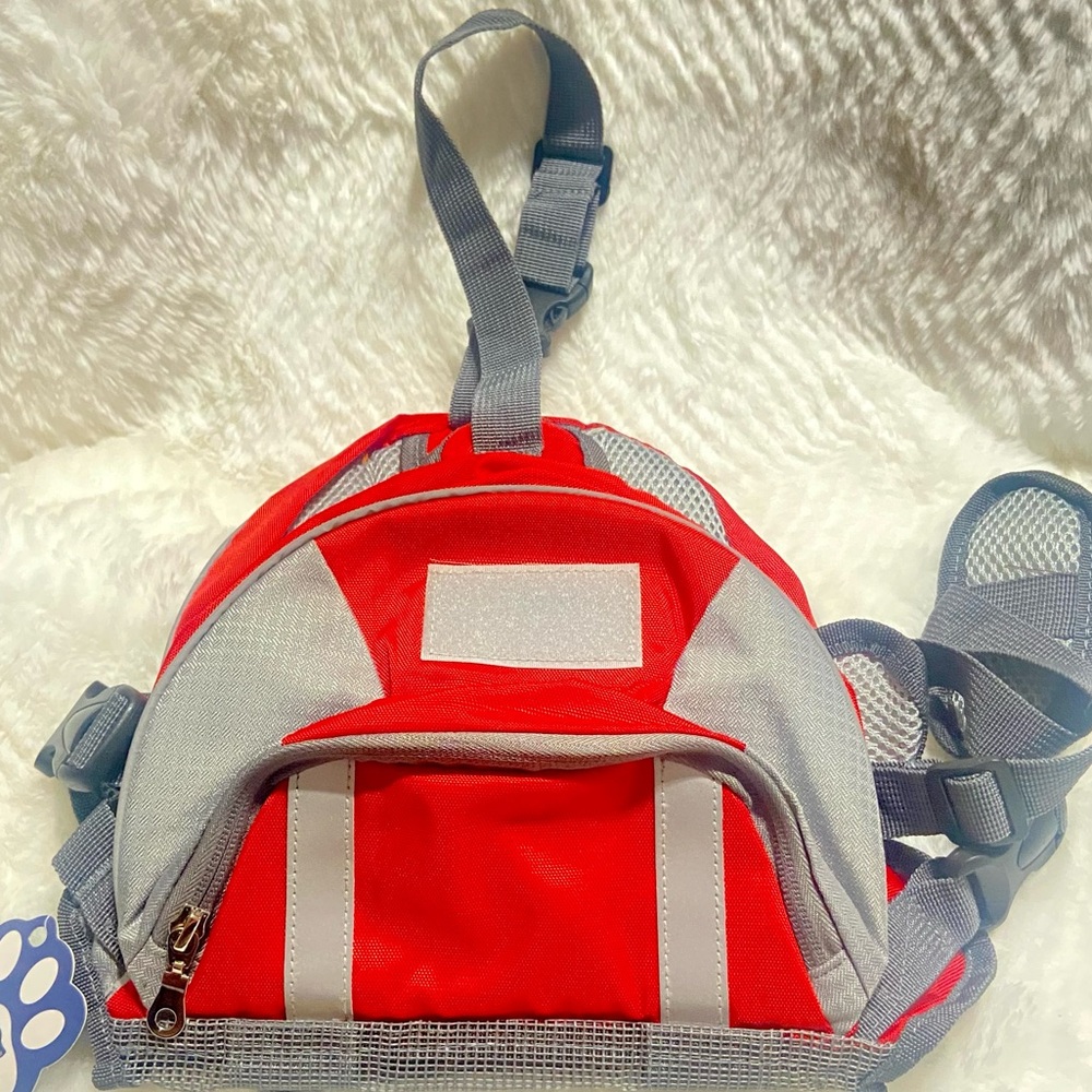 Dog Saddle Bag Adjustable Harness